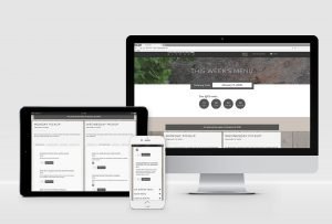 E-commerce Website Design for meal prep restaurant